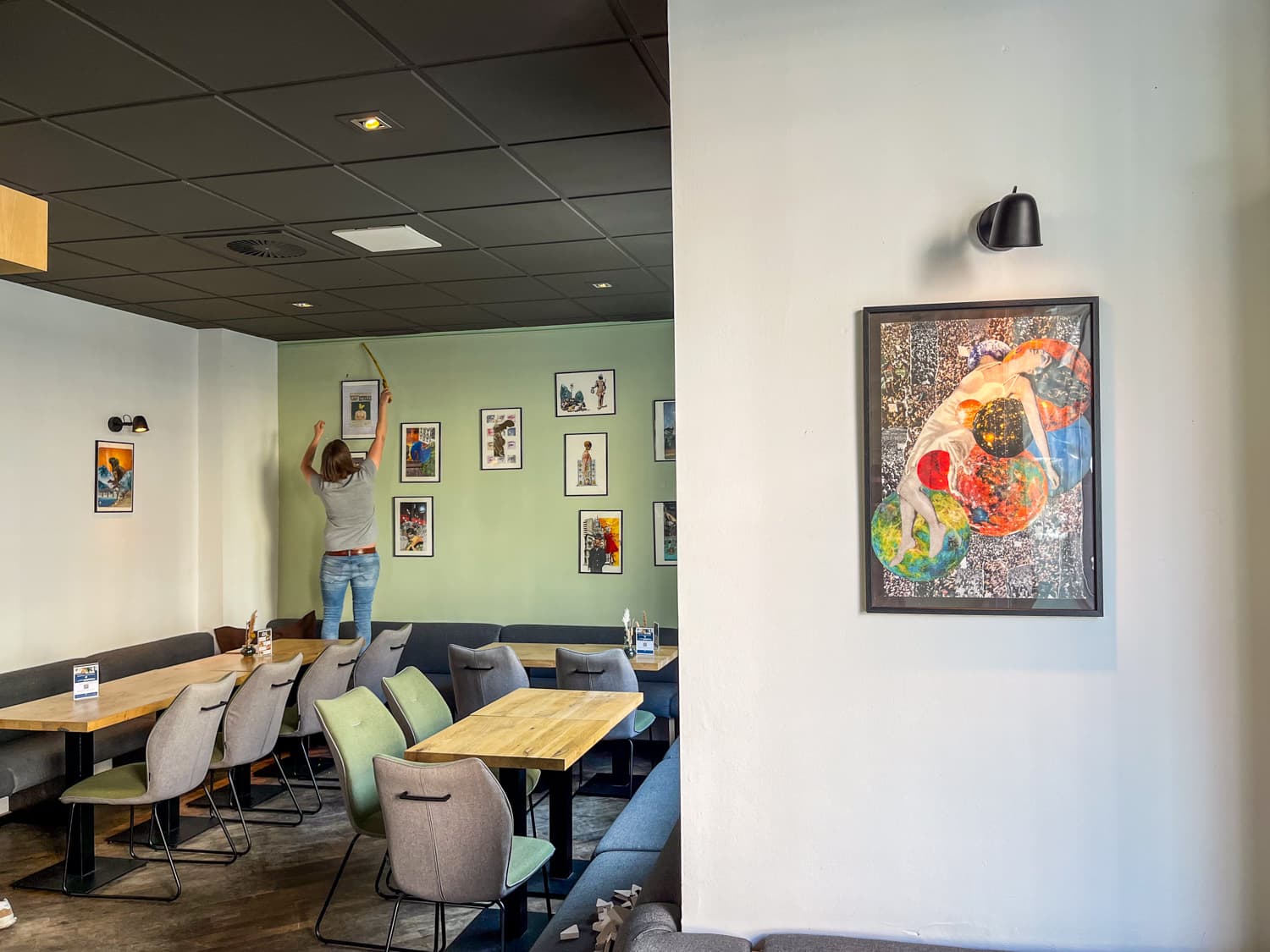 Collage exhibition in Hannover